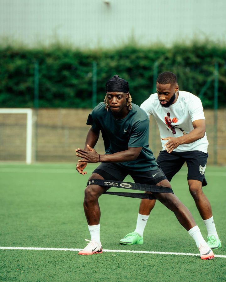 Man City star Jérémy works hard to improve his skills in preparation for the new season ⚡